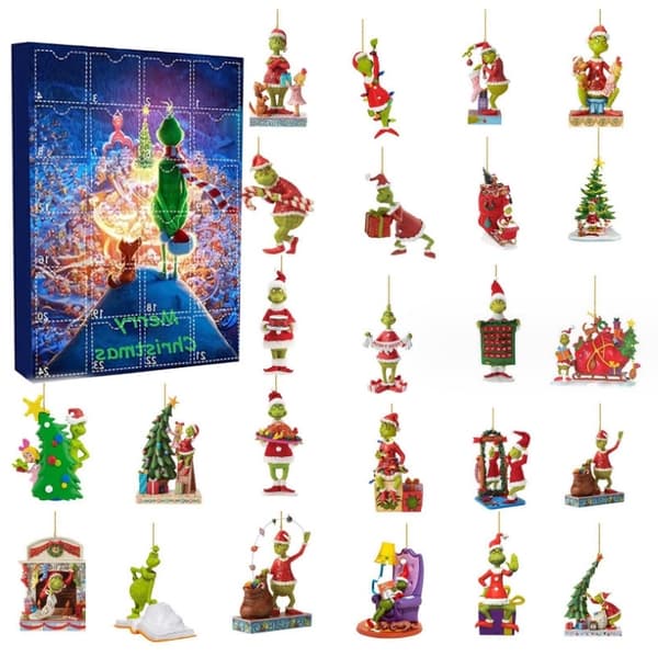 Julkalender, nedräkningskalender Julpynt Present Style2
