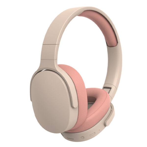 Trådlösa Bluetooth Over-Ear stereohörlurar pink