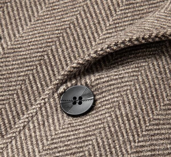 Herrrock Slim Fit Vinterkappa Varm överrock grey XL