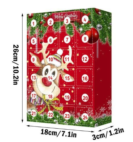 24 kpl Green Monster Countdown Blind Box Style 3