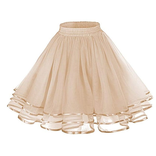 Dame Underkjoler Tyl Tutu Underskørter khaki