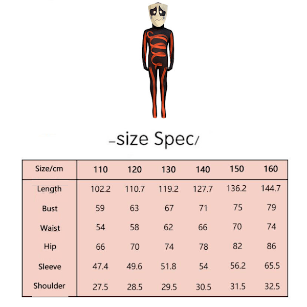 Digital Circus Kostyme for Barn Pomni Kostyme Jumpsuit Style 1 170