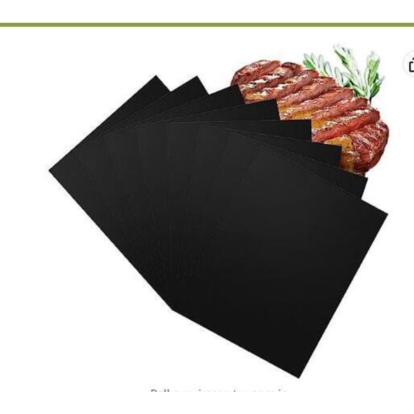 Återanvändbart Teflon BBQ-papper Black 240*340cm