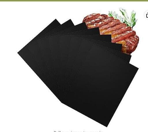 Återanvändbart Teflon BBQ-papper Golden 240*340cm