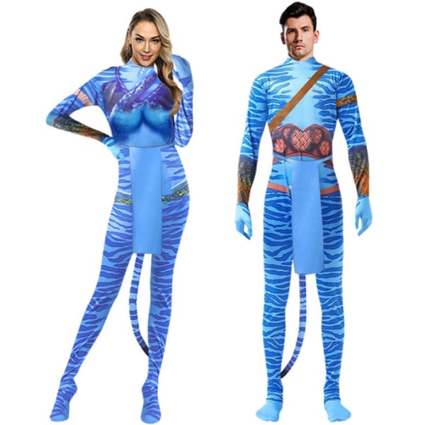 Halloween Cosplay kostym 3D Style Body Women 110