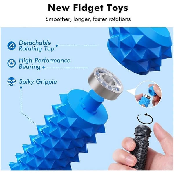 Fidgets Leker Spiky Grippie Stim Leker Angstavlastning