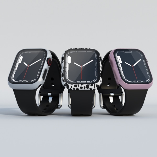 Hard Case med skjermbeskytter kompatibel med Apple Watch Series pink 44mm