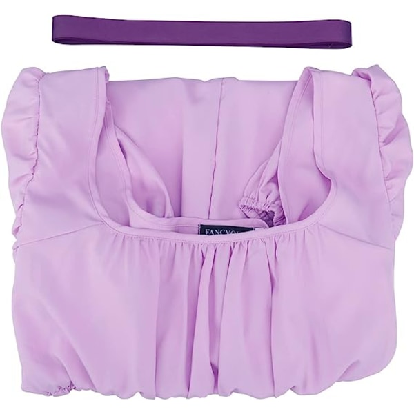Regency Klänningar för kvinnor med satäng skärp Purple XL