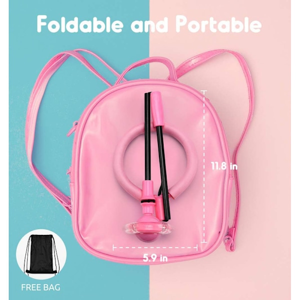Lasten Taitettava Nilkkahyppy Pallo Valaiseva Hyppy Värikäs Urheilun Hyppy Pallo Pojat Tytöt Lelut Pink