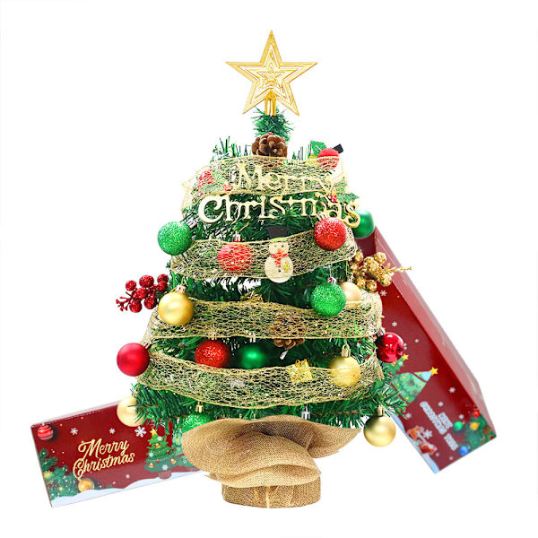 45cm mini julgran med LED-ljus color2 colorful lamp