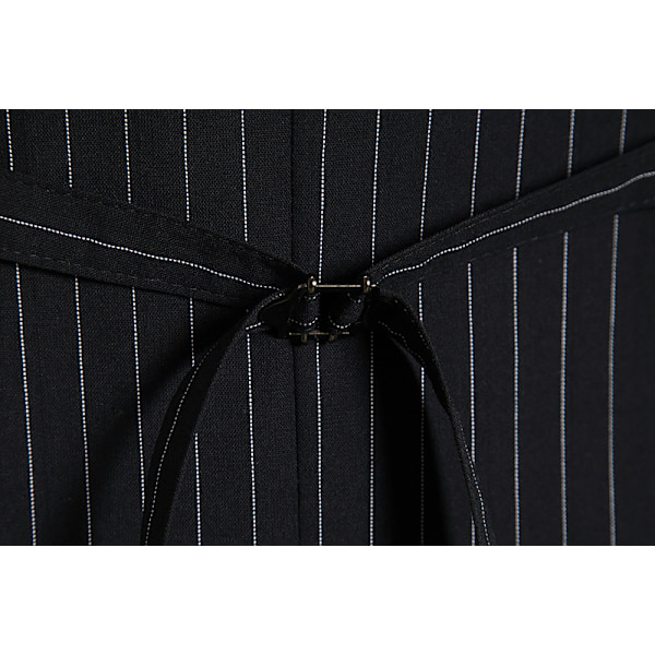 Mænds Formelle Suit Vest Slim Fit Waistcoat Business Vest til Suit Tuxedo black L