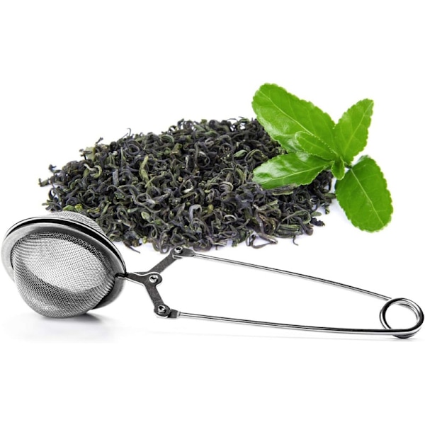 Snap Ball Te-si, 3 Pak Rustfrit Stål Te-infuser Filter