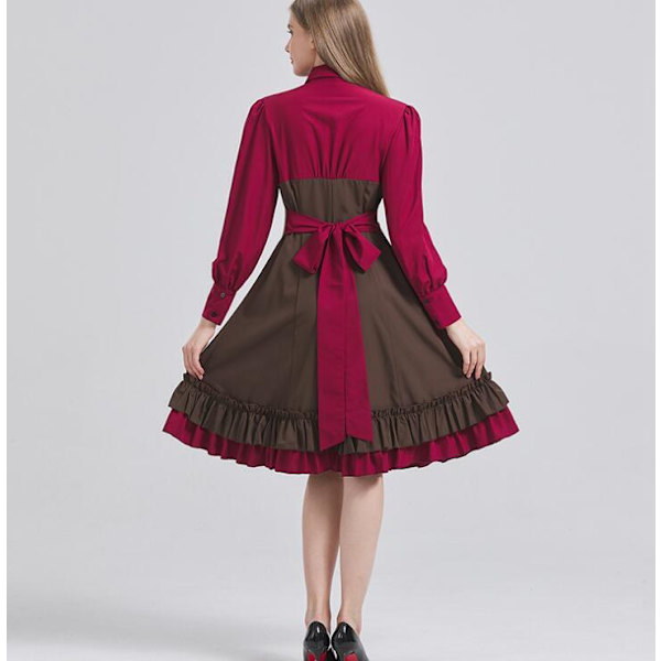 Halloween- ja Karnevaaliasu Naiselle Red 2XL