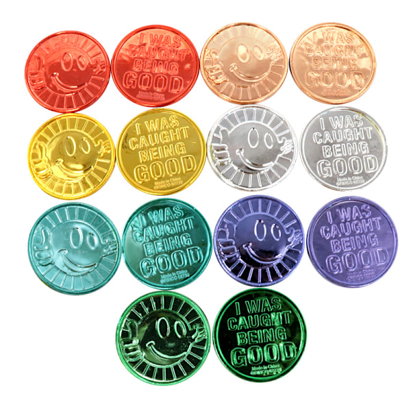 100 st. Patricks Day Guldmynt Plast Pirat Guldmynt Set
