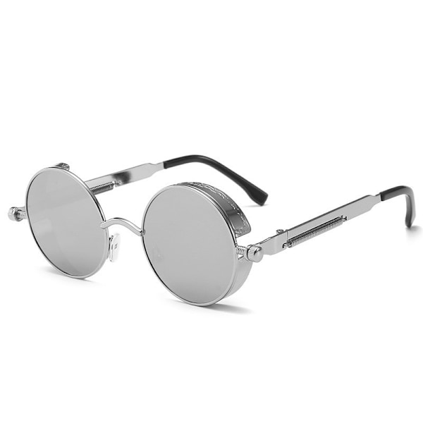 Retro Gotisk Steampunk Solbriller Punk Cirkel Inspireret Skygge Mænd Q5