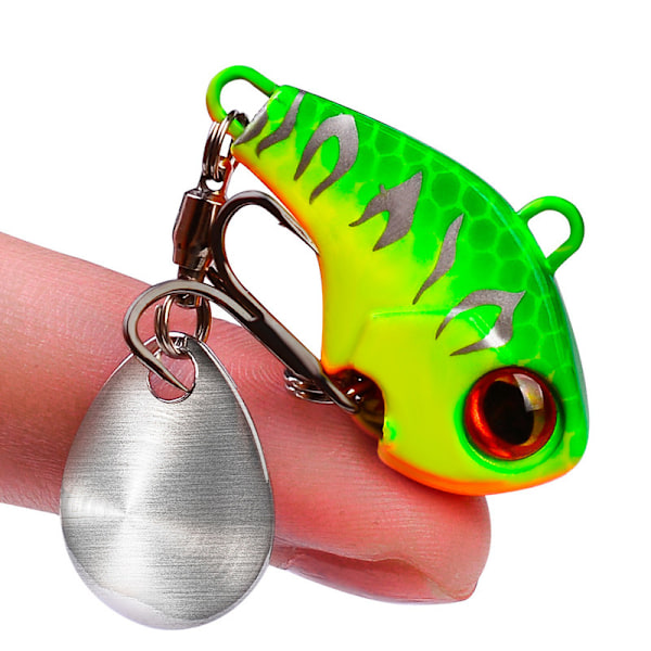 Metall Fiskedrag Långkastande Bete Fiske Jigg Set 10G/5PCS