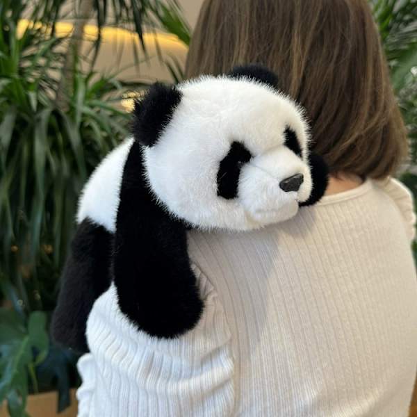 Panda Plyschdjur Mjuk Leksak Söta Mjuka Kroppsdocka 30*26*15cm