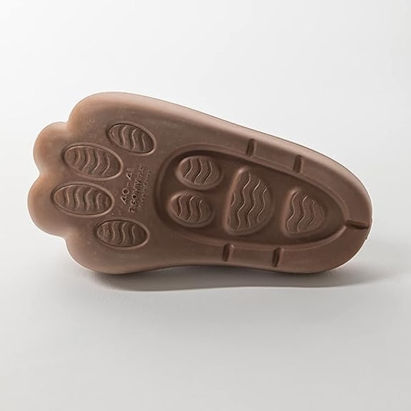 Kattenslabbsko - Søte, morsomme, komfortable og myke hjemmesko Brown Shoes Size 40-41
