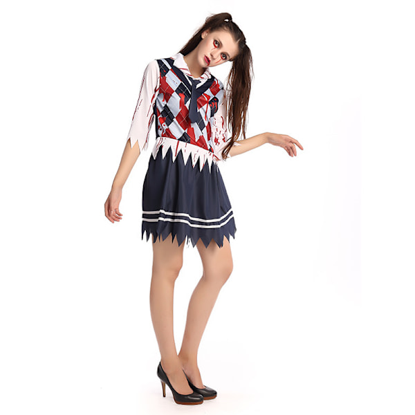 Zombie-koululaisasun, Verinen Zombie-asu Woman M