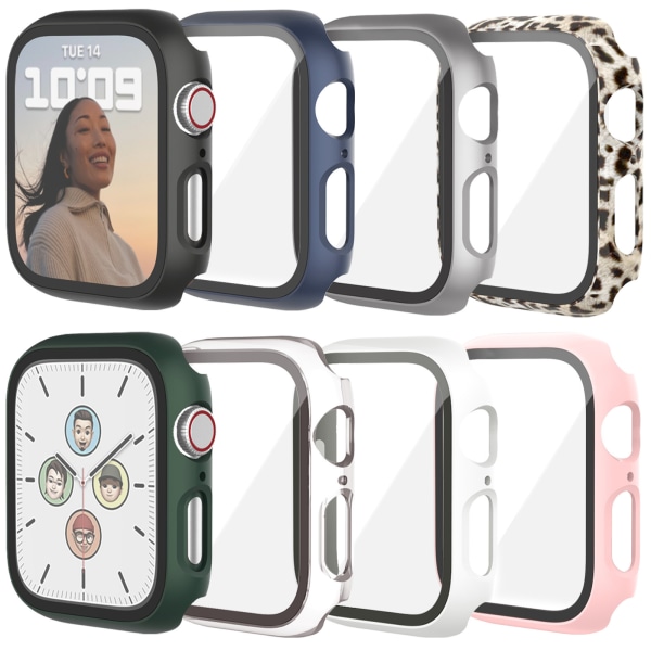 Hard Case med skjermbeskytter kompatibel med Apple Watch Series pink 42mm