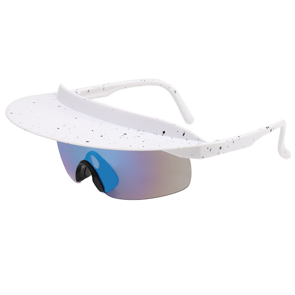 UV-skydd Cykelsolglasögon med hattkant Style 9