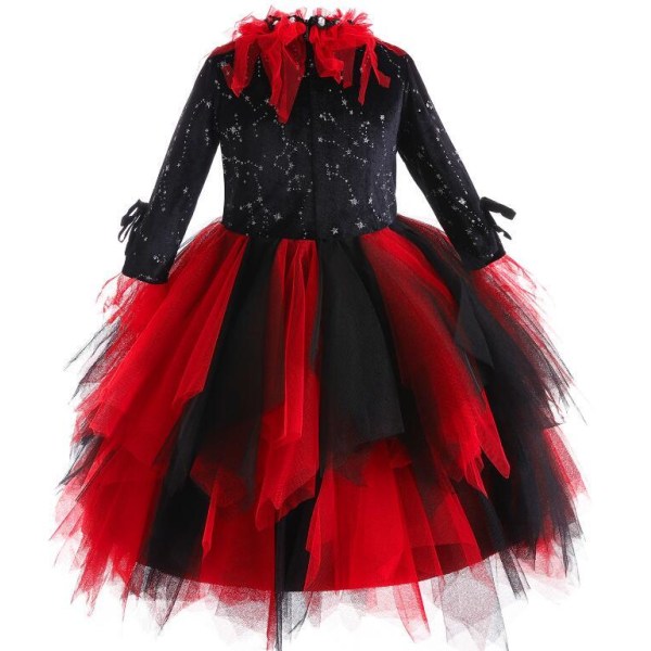 Halloween-klänning för flickor, häxkostym Style2 110CM