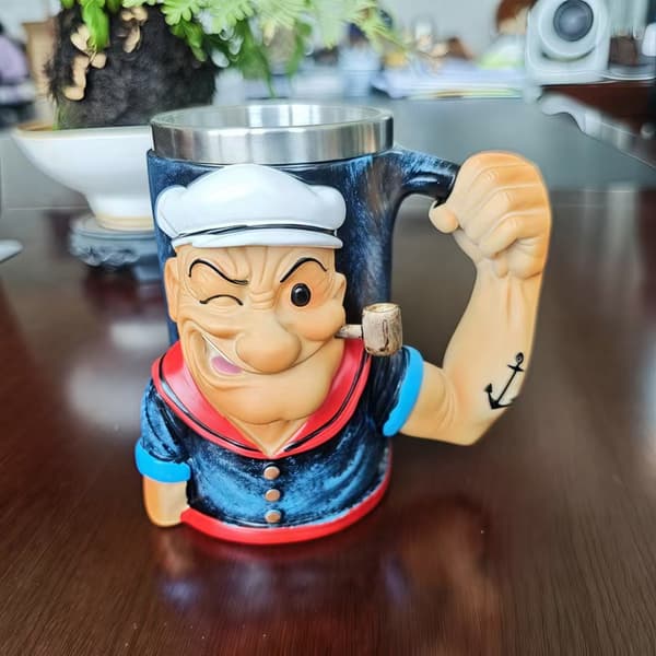3D Popeye Voimamuki Lahja Miehille Q2