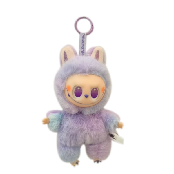 Labubu 3.0 Kolmas sukupolvi High-Energy Face Doll pehmo riipus, Macaron purple