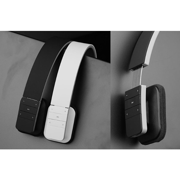 Langattomat Kuulokkeet Latautuvat Yli Korvan Langattomat Bluetooth-Kuulokkeet White