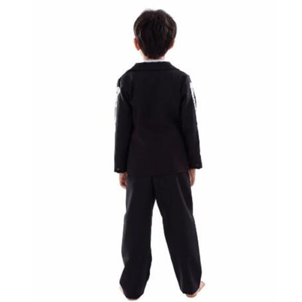 Halloween-skjelettkostyme for barn Boy XL