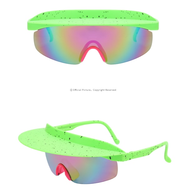 UV-skydd Cykelsolglasögon med hattkant Style 6