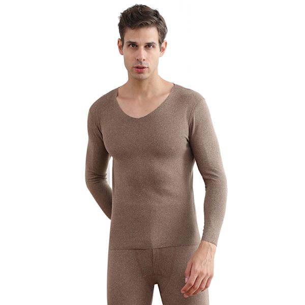 Thermal set för män Long Johns coffee L