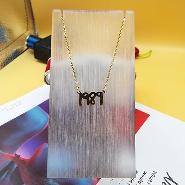 TS-inspirerat Halsband för Kvinnor SWIFTIE Silver 1989