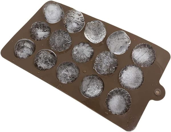 4-pack Blomformade Silikonformar för Choklad och Godis