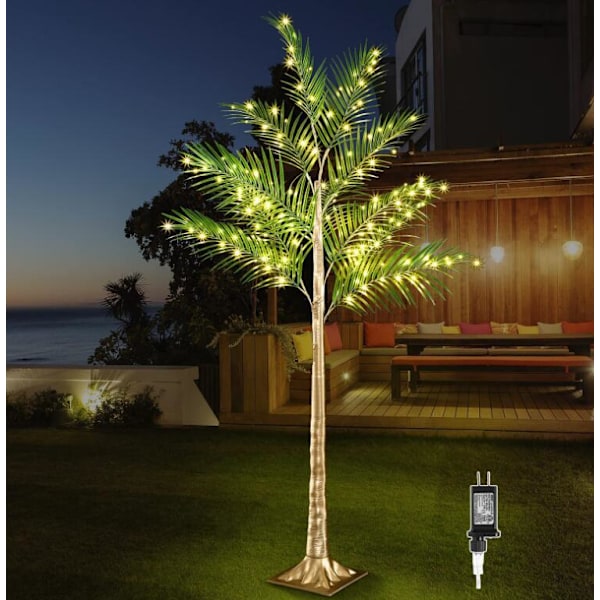 5FT Valoisa Palmupuu, Teko Palmupuu Valot 1.5M