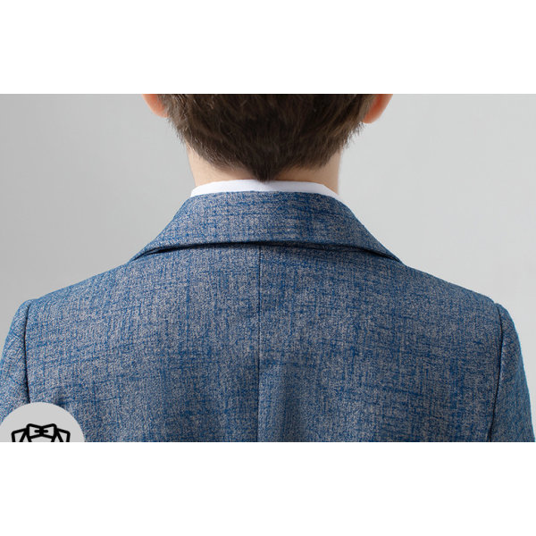 Boys 4-delade kostymer Slim Fit Outfits Väst 120cm