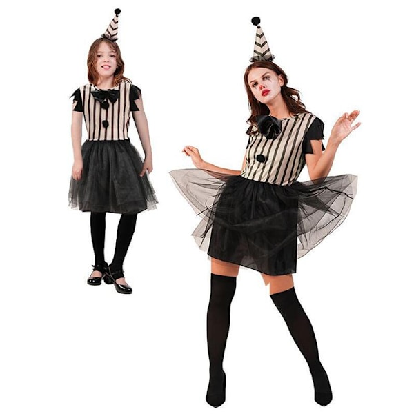 Barn Clown Kostym, Vuxen Läskig Clown Kostym Women M