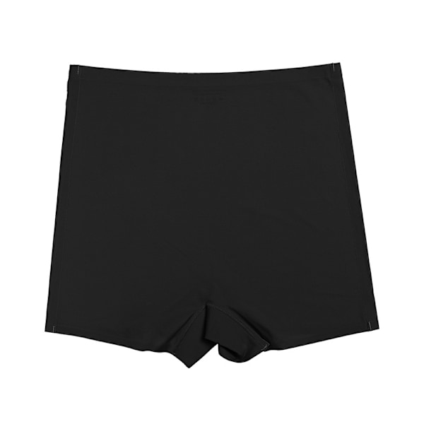 Dame Seamless Shorts Bløde Stræk No Show Boxer Shorts Briefs Black XL