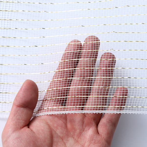 Guld och Silver Mesh DIY Julgran Glitter Mesh Rulle Dekoration Gold