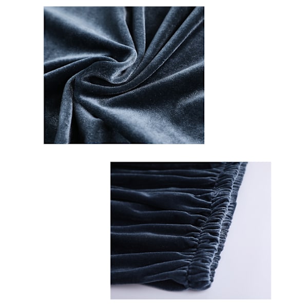 Damernas Sammetspyjamas Set 4-delars Lingeri Blommig Spets Cami Nattkläder med Kappan 2XL