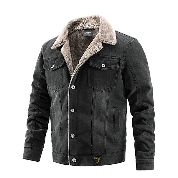Herr Sherpafodrad Truckerjacka Black 2XL