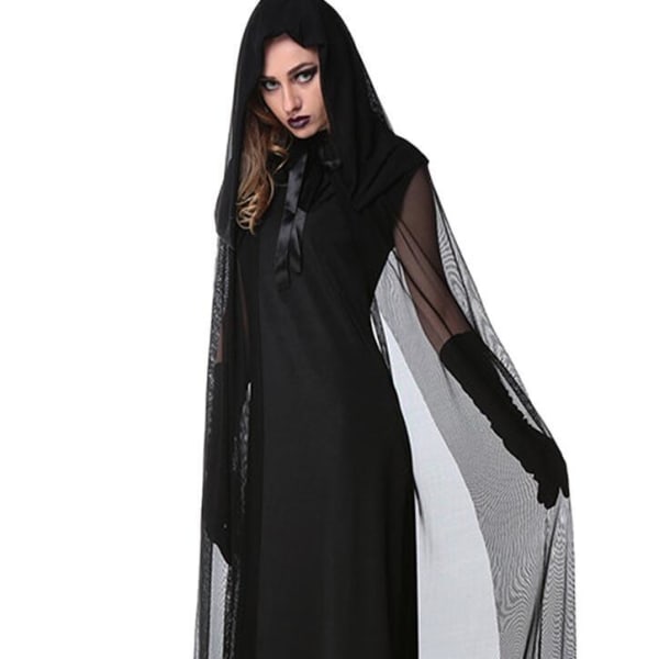 Spöksbrud Kostym Halloween Kvinna Vuxen Kostym Style3 M