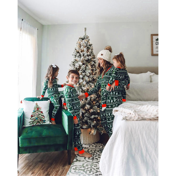 Joulupuku ja lumihiutale -kuvioiset pyjamaset Kid 6T