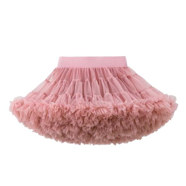 Sød Pige Børnetulle Prinsesse Tutu Skørt Dansefest Dark pink L