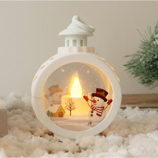 Jul Led ljus bärbar lykta white1 S
