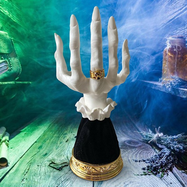 Halloween Ljusstake Ghost Witch Handformad Ljusstake