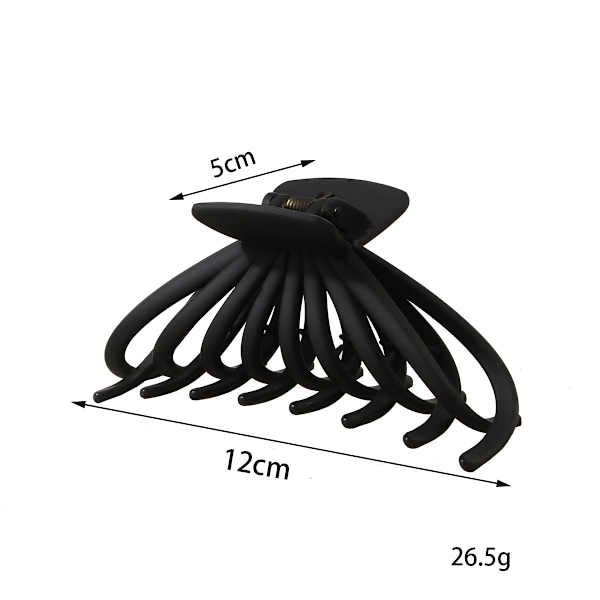 4 st hårklämmor för kvinnor, 12 cm stora klor