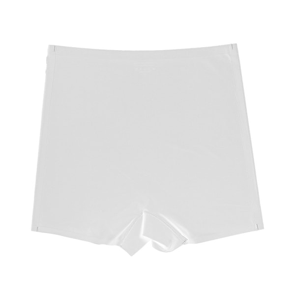 Sömlösa damshorts, mjuka stretchiga No Show boxershorts White M