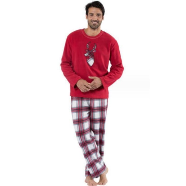 Jul Ren Pyjamas förälder-barn kostym Men L