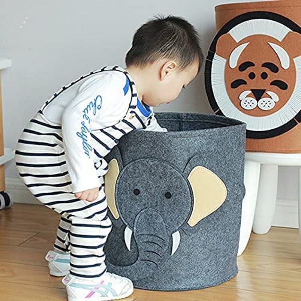 Hopfällbar filtförvaringsfack Elephant